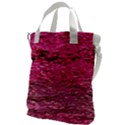 Pink  Waves Flow Series 1 Canvas Messenger Bag View1
