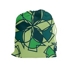 Abstract Pattern Geometric Backgrounds   Drawstring Pouch (xl) by Eskimos