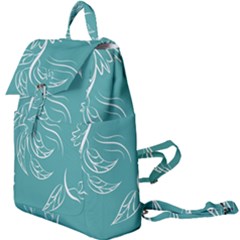 Folk Flowers Print Floral Pattern Ethnic Art Buckle Everyday Backpack by Eskimos