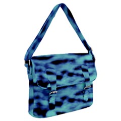 Blue Waves Flow Series 4 Buckle Messenger Bag by DimitriosArt