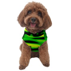 Green Waves Flow Series 3 Dog Sweater by DimitriosArt