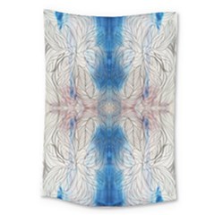Mixed Media Art Large Tapestry by kaleidomarblingart