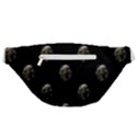 Creepy Head Sculpture With Respirator Motif Pattern Fanny Pack View2