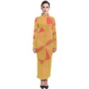 Abstract pattern geometric backgrounds   Turtleneck Maxi Dress View1