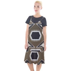 Abstract Pattern Geometric Backgrounds   Camis Fishtail Dress by Eskimos