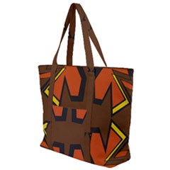Abstract Pattern Geometric Backgrounds   Zip Up Canvas Bag by Eskimos