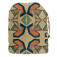 Abstract Pattern Geometric Backgrounds   Drawstring Pouch (3xl) by Eskimos