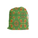 Floral pattern paisley style Paisley print  Doodle background Drawstring Pouch (Large) View1