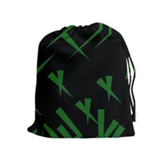 Abstract Pattern Geometric Backgrounds   Drawstring Pouch (xl) by Eskimos