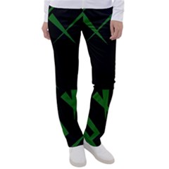 Abstract Pattern Geometric Backgrounds   Women s Casual Pants by Eskimos