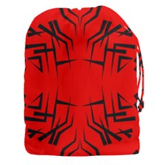 Abstract Pattern Geometric Backgrounds   Drawstring Pouch (3xl) by Eskimos