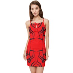 Abstract Pattern Geometric Backgrounds   Summer Tie Front Dress by Eskimos