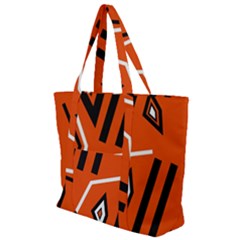 Abstract Pattern Geometric Backgrounds   Zip Up Canvas Bag by Eskimos