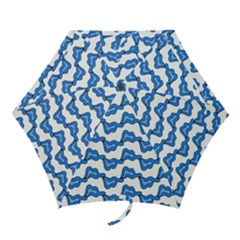 Abstract Waves Mini Folding Umbrellas by SychEva
