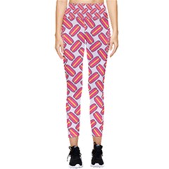 Abstract Cookies Pocket Leggings  by SychEva