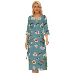 Fashionable Office Supplies Midsummer Wrap Dress by SychEva