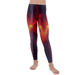 Fractal Kids  Lightweight Velour Leggings by Sparkle