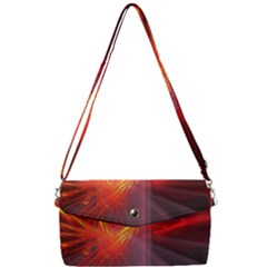Fractal Removable Strap Clutch Bag by Sparkle