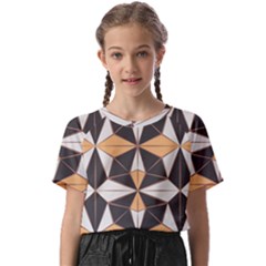 Abstract Pattern Geometric Backgrounds   Kids  Basic Tee by Eskimos