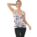 Abstract pattern geometric backgrounds   Chiffon Cami View1