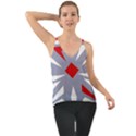 Abstract pattern geometric backgrounds   Chiffon Cami View1