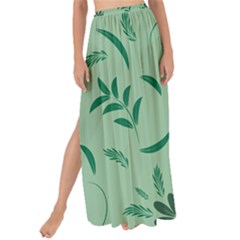 Folk Flowers Print Floral Pattern Ethnic Art Maxi Chiffon Tie-up Sarong by Eskimos