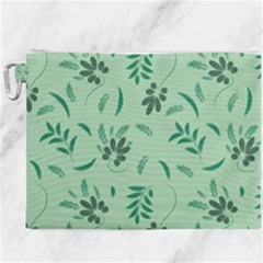 Folk Flowers Print Floral Pattern Ethnic Art Canvas Cosmetic Bag (xxxl) by Eskimos