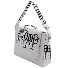 Fantasy Weird Insect Drawing Box Up Messenger Bag by dflcprintsclothing