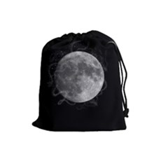 Lune Étoilé Drawstring Pouch (large) by kcreatif