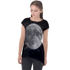 Lune Étoilé Cap Sleeve High Low Top by kcreatif