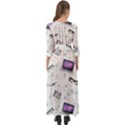 Computer Work Button Up Boho Maxi Dress View2
