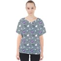 Office Works V-Neck Dolman Drape Top View1