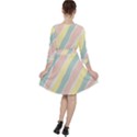 Pastello Quarter Sleeve Ruffle Waist Dress View2