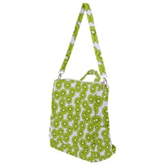 Kiwi Pattern Crossbody Backpack by Valentinaart