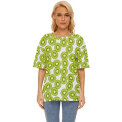 Kiwi Pattern Oversized Basic Tee by Valentinaart