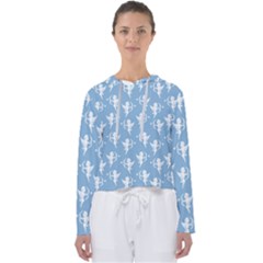 Cupid Pattern Women s Slouchy Sweat by Valentinaart