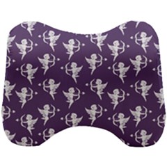 Cupid Pattern Head Support Cushion by Valentinaart