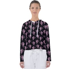 Cupid Pattern Women s Slouchy Sweat by Valentinaart