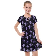 Cupid Pattern Kids  Cross Web Dress by Valentinaart
