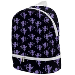 Cupid Pattern Zip Bottom Backpack by Valentinaart