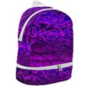 Magenta waves flow series 2 Zip Bottom Backpack View2