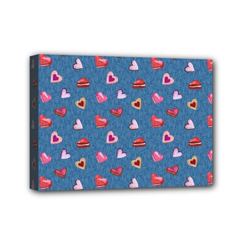 Sweet Hearts Mini Canvas 7  X 5  (stretched) by SychEva