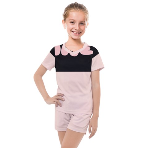 Janet1 Kids  Mesh Tee And Shorts Set by Janetaudreywilson