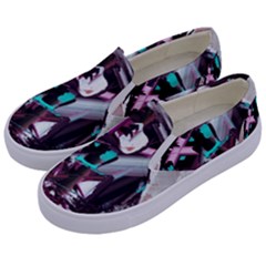 Merlot Lover Kids  Canvas Slip Ons by MRNStudios