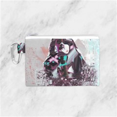 Merlot Lover Canvas Cosmetic Bag (small) by MRNStudios