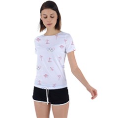 Types Of Sports Back Circle Cutout Sports Tee by UniqueThings
