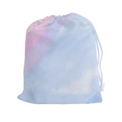 Watercolor Clouds2 Drawstring Pouch (2xl) by Littlebird