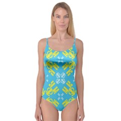 Abstract Pattern Geometric Backgrounds   Camisole Leotard  by Eskimos