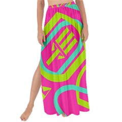 Abstract Pattern Geometric Backgrounds   Maxi Chiffon Tie-up Sarong by Eskimos