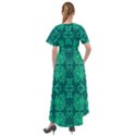 Abstract pattern geometric backgrounds   Front Wrap High Low Dress View2
